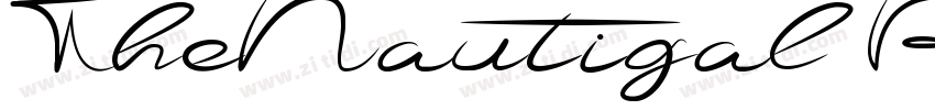 TheNautigal Regular字体转换